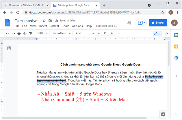 cach viet gach ngang chu trong google sheet google docs 6 cach viet gach ngang chu trong google sheet google docs 6