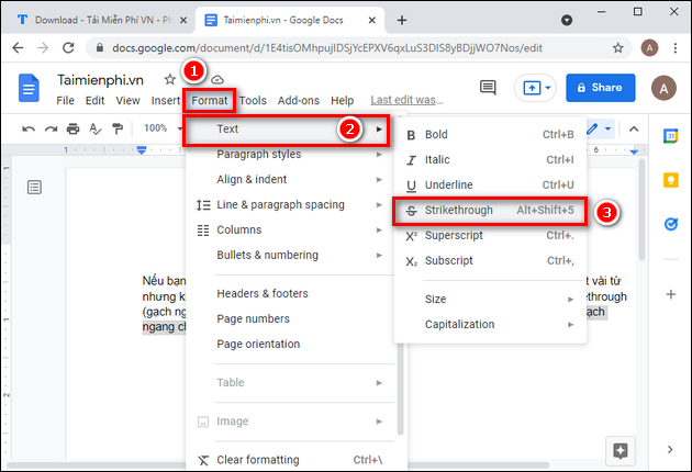 cach viet gach ngang chu trong google sheet google docs 8 cach viet gach ngang chu trong google sheet google docs 8