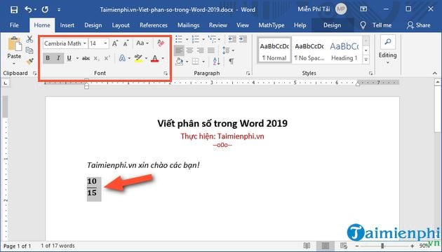 cach viet phan so trong word 2019 7 cach viet phan so trong word 2019 7