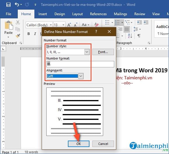 cach viet so la ma trong word 2019 3 cach viet so la ma trong word 2019 3