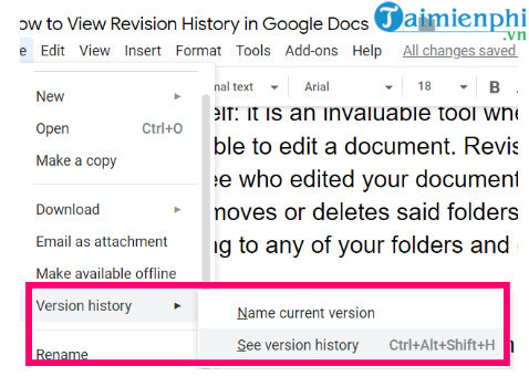 cach xem lich su chinh sua tai lieu tren google docs 1 cach xem lich su chinh sua tai lieu tren google docs 1