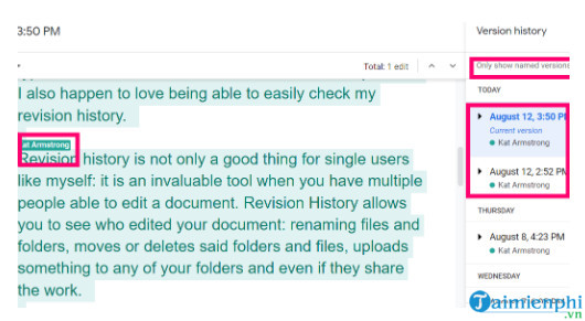 cach xem lich su chinh sua tai lieu tren google docs 2 cach xem lich su chinh sua tai lieu tren google docs 2
