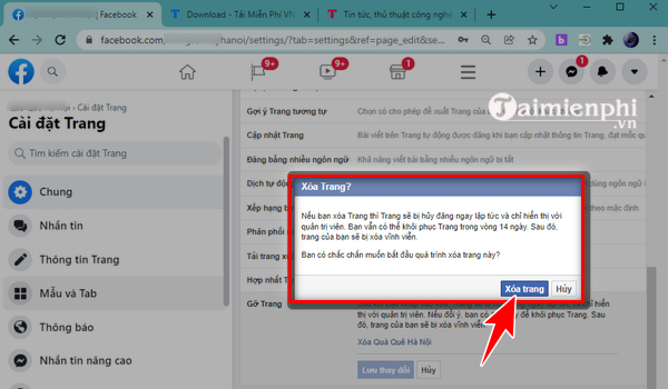 cach xoa fanpage facebook tren may tinh 6 cach xoa fanpage facebook tren may tinh 6