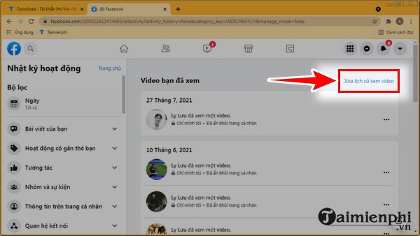 cach xoa lich su video da xem tren facebook 7 cach xoa lich su video da xem tren facebook 7