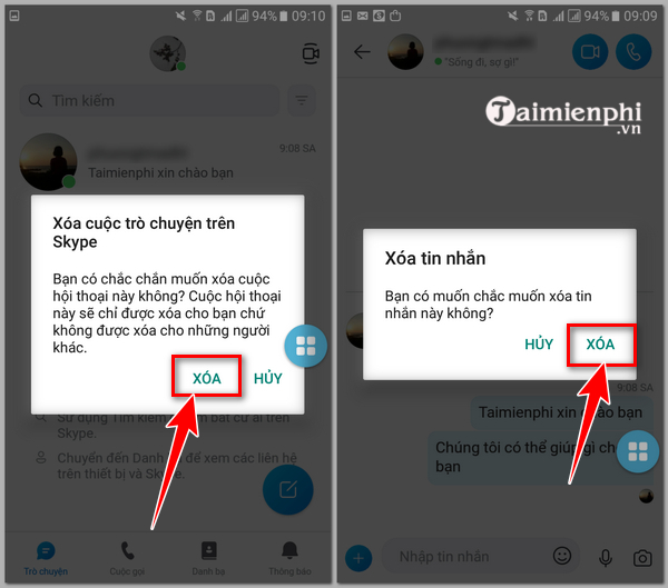cach xoa tin nhan skype tren dien thoai 2 cach xoa tin nhan skype tren dien thoai 2