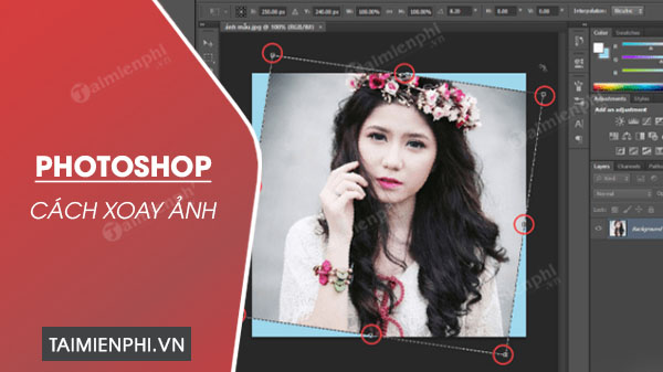 cach xoay anh trong photoshop 0 cach xoay anh trong photoshop 0