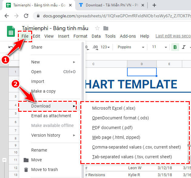 cach xuat file excel pdf tu google sheet 1 cach xuat file excel pdf tu google sheet 1