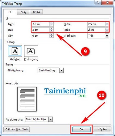 can le trong word 2016 7 can le trong word 2016 7