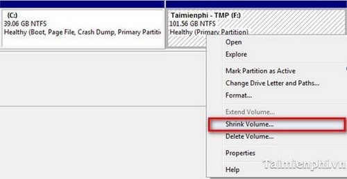 chia o tren windows 7 bang disk management 2 chia o tren windows 7 bang disk management 2