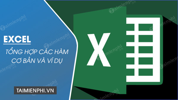 ham co ban trong excel 31 ham co ban trong excel 31