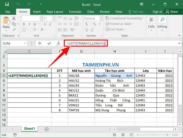 ham left trong excel 7 ham left trong excel 7