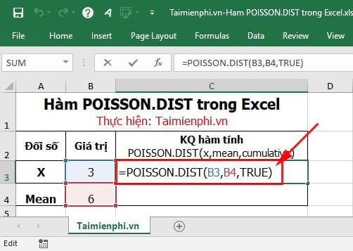 ham poisson dist trong excel 4 ham poisson dist trong excel 4