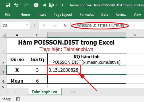 ham poisson dist trong excel 5 ham poisson dist trong excel 5