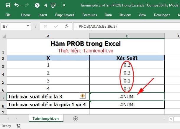 ham prob trong excel 7 ham prob trong excel 7