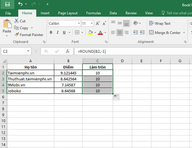 ham round trong excel 6 ham round trong excel 6