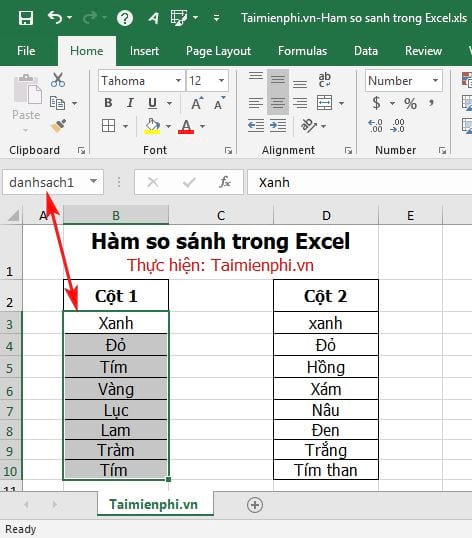 ham so sanh trong excel 5 ham so sanh trong excel 5