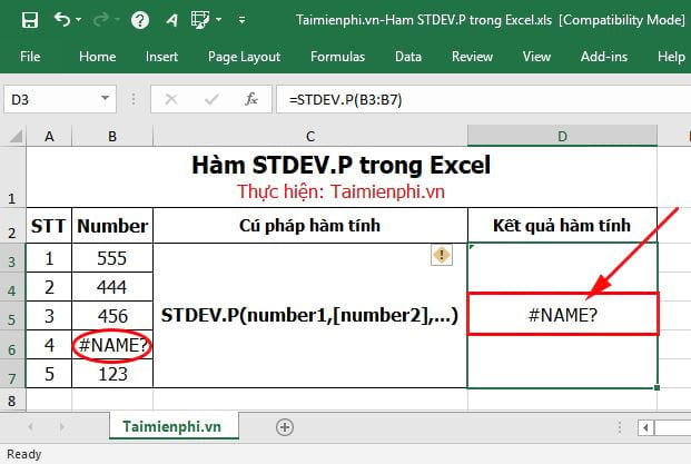 ham stdev p trong excel 6 ham stdev p trong excel 6