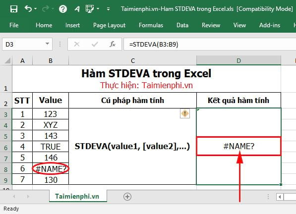 ham stdeva trong excel 6 ham stdeva trong excel 6