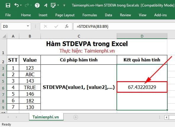 ham stdevpa trong excel 4 ham stdevpa trong excel 4