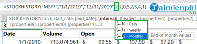 ham stockhistory trong excel 5 ham stockhistory trong excel 5