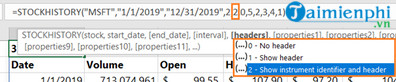 ham stockhistory trong excel 6 ham stockhistory trong excel 6