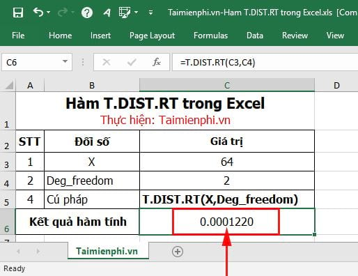 ham t dist rt trong excel 3 ham t dist rt trong excel 3