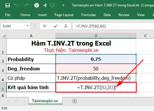 ham t inv 2t trong excel 2 ham t inv 2t trong excel 2