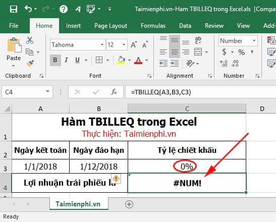 ham tbilleq trong excel 7 ham tbilleq trong excel 7