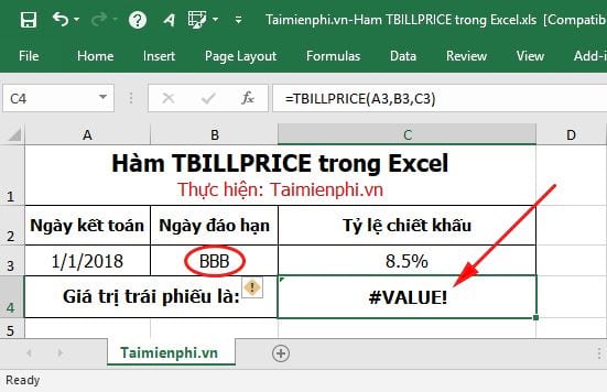 ham tbillprice trong excel 6 ham tbillprice trong excel 6