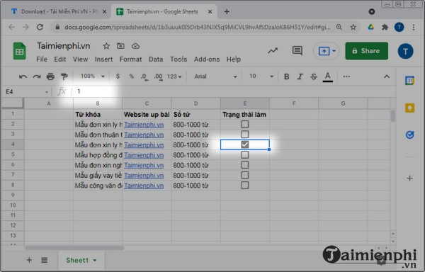 huong dan chen checkbox tren google sheets 9 huong dan chen checkbox tren google sheets 9