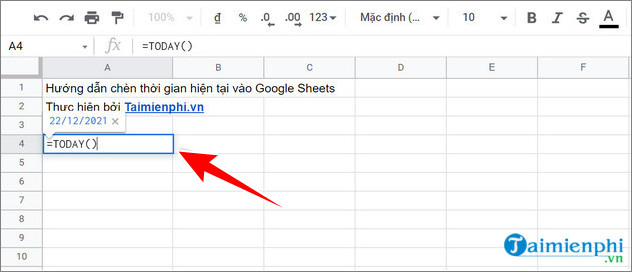 huong dan chen thoi gian hien tai vao google sheets 2 huong dan chen thoi gian hien tai vao google sheets 2