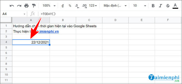 huong dan chen thoi gian hien tai vao google sheets 3 huong dan chen thoi gian hien tai vao google sheets 3