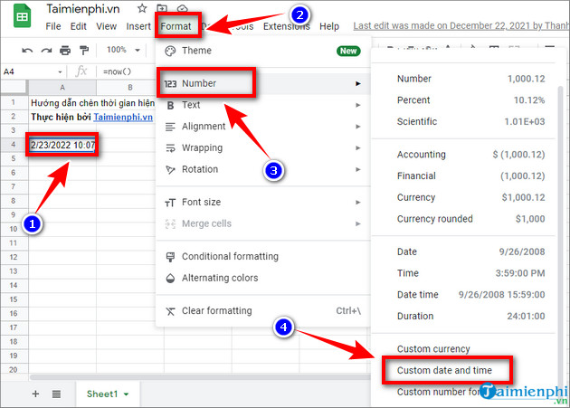 huong dan chen thoi gian hien tai vao google sheets 6 huong dan chen thoi gian hien tai vao google sheets 6