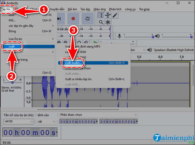 huong dan ghi am bang audacity tren may tinh 4 huong dan ghi am bang audacity tren may tinh 4