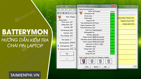 huong dan kiem tra chai pin laptop bang batterymon 0 huong dan kiem tra chai pin laptop bang batterymon 0