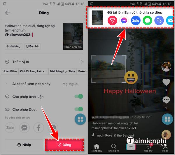 huong dan quay video tiktok filter halloween crop 4 huong dan quay video tiktok filter halloween crop 4