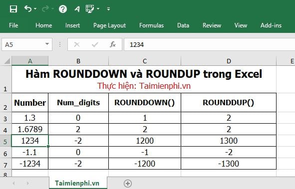 huong dan su dung ham lam tron so trong excel 3 huong dan su dung ham lam tron so trong excel 3