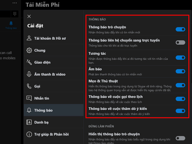 huong dan tat thong bao tren skype moi 3 huong dan tat thong bao tren skype moi 3