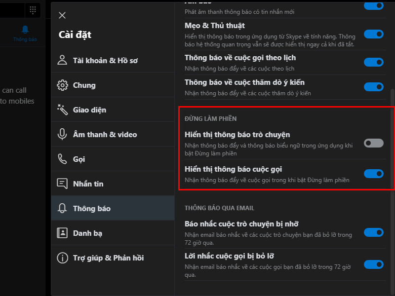 huong dan tat thong bao tren skype moi 4 huong dan tat thong bao tren skype moi 4