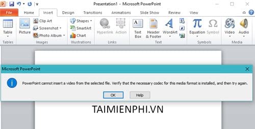 khac phuc loi khong chen duoc video vao trong powerpoint khac phuc loi khong chen duoc video vao trong powerpoint