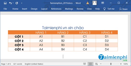 lap lai dong tieu de bang bieu trong Word 1 lap lai dong tieu de bang bieu trong Word 1