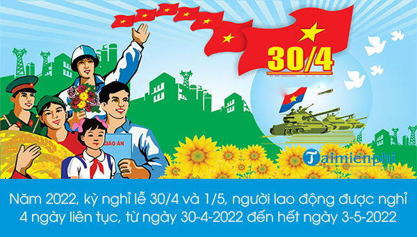 ngay 30 4 1 5 2022 vao thu may duoc nghi may ngay 1 ngay 30 4 1 5 2022 vao thu may duoc nghi may ngay 1