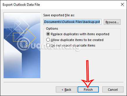 sao luu du lieu Outlook 42 sao luu du lieu Outlook 42