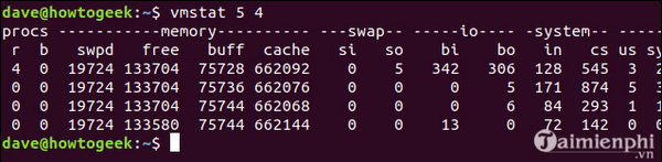 su dung lenh vmstat tren linux 6 su dung lenh vmstat tren linux 6