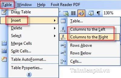 them cot vao bang bieu trong word 2 them cot vao bang bieu trong word 2
