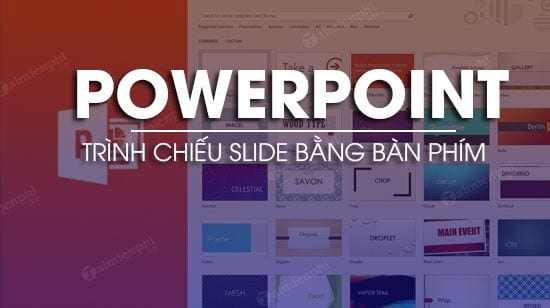 trinh chieu slide powerpoint bang ban phim trinh chieu slide powerpoint bang ban phim