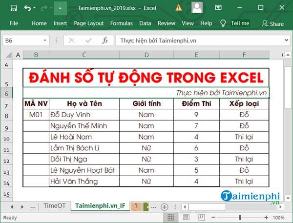 tu dong danh so thu tu cot trong Excel 1 tu dong danh so thu tu cot trong Excel 1