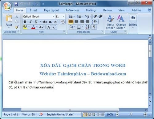 xoa gach chan trong word 22 xoa gach chan trong word 22