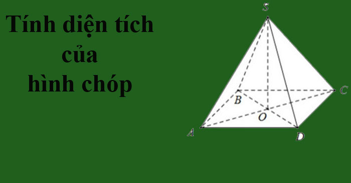 Cong thuc tinh dien tich hinh chop Cong thuc tinh dien tich hinh chop