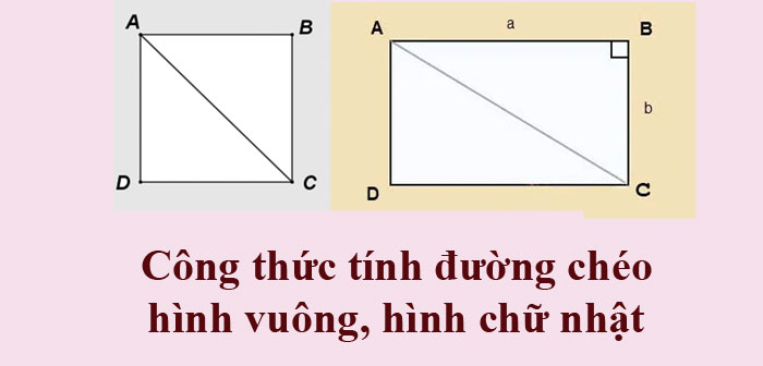 Cong thuc tinh duong cheo hinh vuong duong cheo hinh Cong thuc tinh duong cheo hinh vuong duong cheo hinh